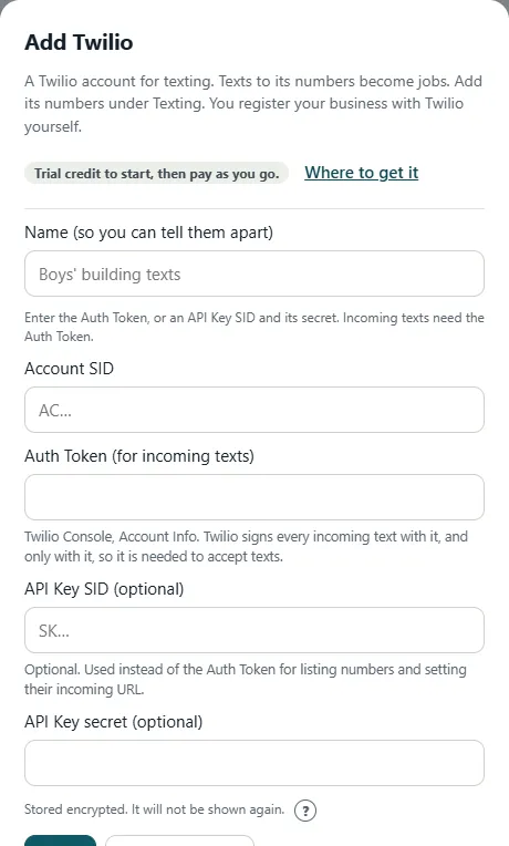 The OpenRouter card opened for setup, with an API key field and Model choice: Automatic (recommended), selected, or Use one model for everything.